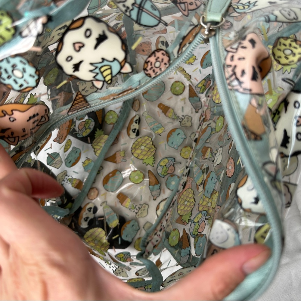 Betsey Johnson Clear Medium Backpack Transparent … - image 5